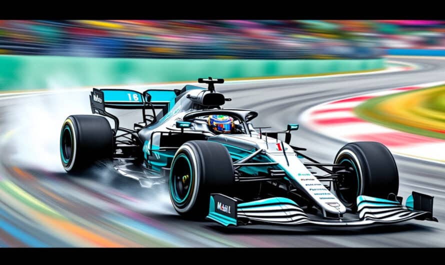 Coloriage Formule 1 Mercedes : des dessins pour petits et grands fans