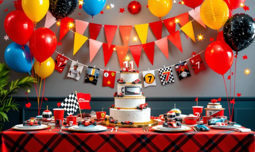 Décoration anniversaire Formule 1 : idées et inspirations