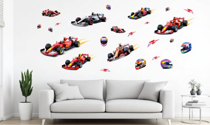 Stickers Formule 1 : personnalisez vos murs et objets déco
