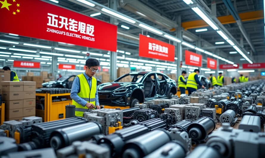 La Chine adopte une position ferme, la pénurie de composants pour les moteurs de voitures électriques en perspective ?