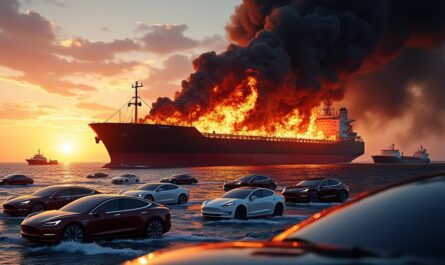 découvrez les enjeux d'un incendie sur un cargo dans le pacifique et explorez si les voitures électriques peuvent être tenues pour responsables. une analyse des conséquences environnementales et légales autour de cet incident marquant.