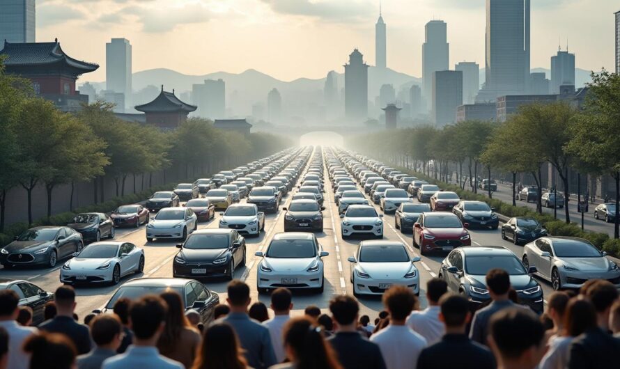 La Chine tire la sonnette d&rsquo;alarme face à la surenchère des voitures électriques