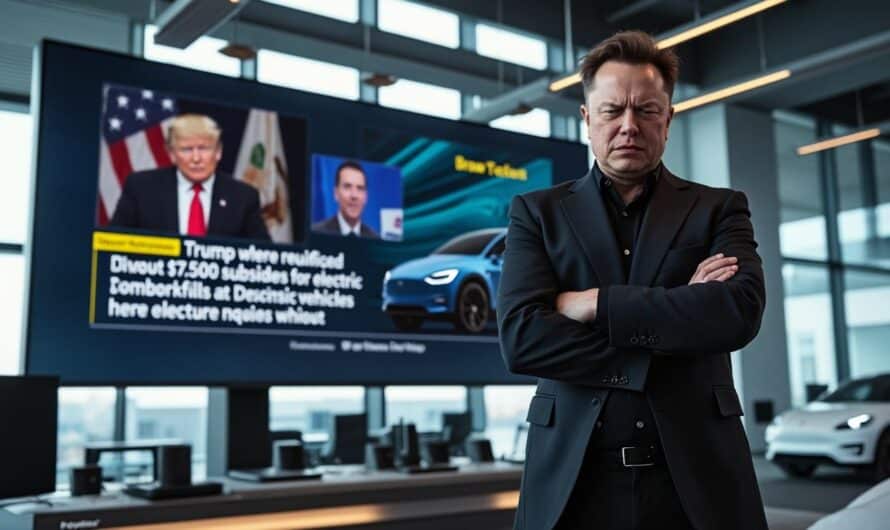Musk en colère après l’annonce de Trump de réduire les subventions de 7.500 dollars pour les véhicules électriques