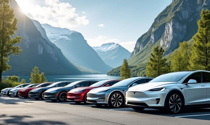 La Norvège évalue l&rsquo;autonomie des voitures électriques : tesla et les marques chinoises en tête