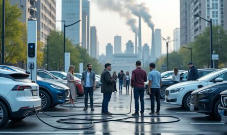 découvrez comment une étude récente révèle la présence de particules fines autour des stations de recharge des voitures électriques, soulevant de nouvelles questions sur l'impact environnemental de la mobilité verte.