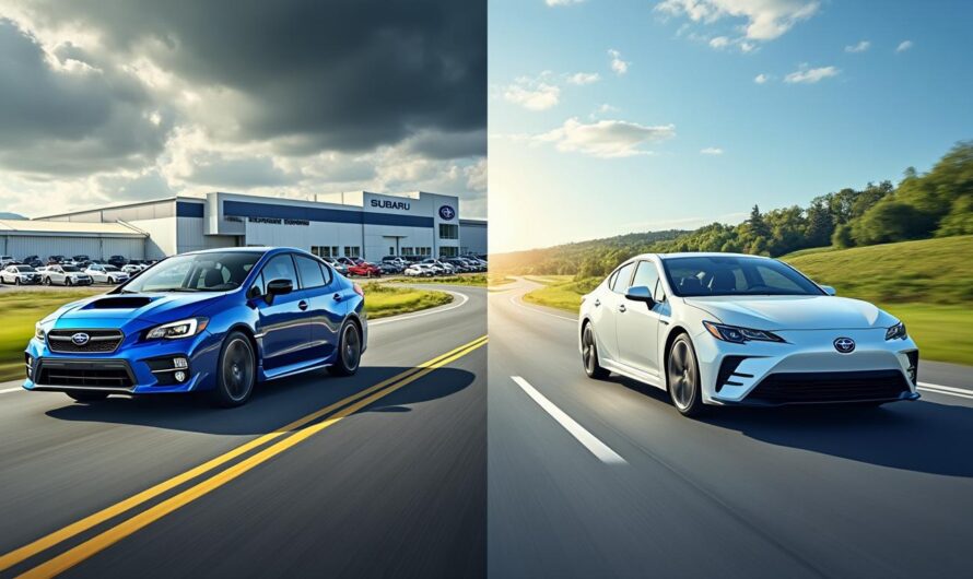 Subaru retarde ses voitures électriques, tandis que Toyota avance à toute vitesse