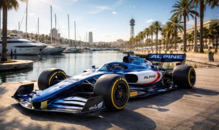 découvrez l'alpine a526, symbole d'optimisme et d'innovation, dévoilée au cœur du port de barcelone. plongez dans l'univers unique de cette nouvelle icône automobile.