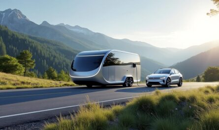 découvrez une caravane innovante conçue pour augmenter l'autonomie de votre voiture électrique, idéale pour des voyages plus longs et sans souci.