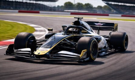 découvrez la première voiture de formule 1 signée cadillac lors de ses premiers tours d'essai sur le célèbre circuit de silverstone, marquant une entrée historique dans le sport automobile.