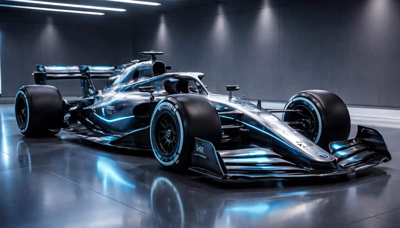 découvrez la nouvelle livrée innovante de la monoplace mercedes w17 dévoilée pour la saison 2026, alliant performance et design futuriste.