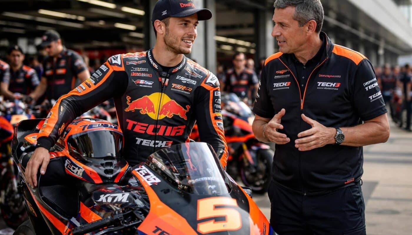 découvrez comment pierre gasly se lance dans le motogp en s'associant avec l'écurie tech3 dirigée par guenter steiner, une nouvelle aventure prometteuse dans le monde de la compétition moto.