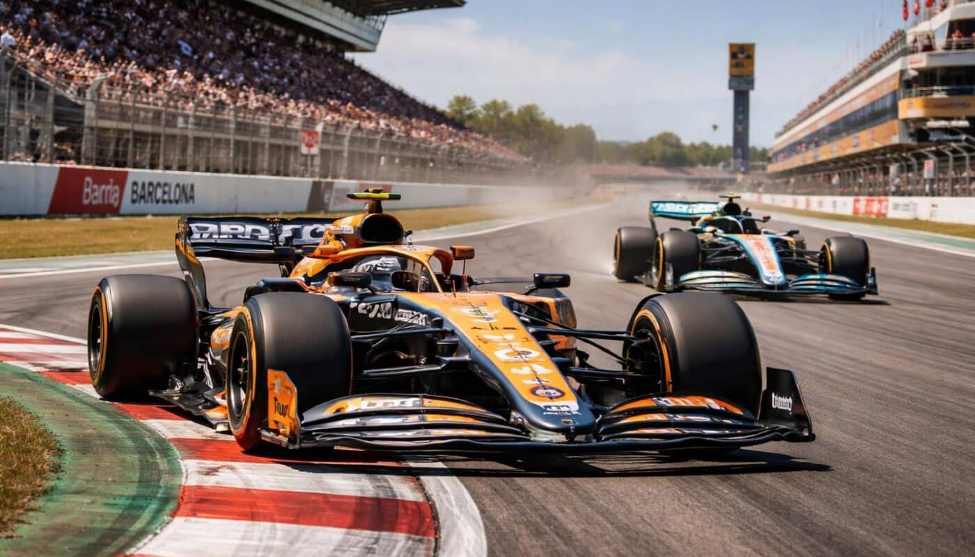 découvrez les derniers tests à barcelone où mclaren impressionne tandis que mercedes confirme sa domination sur la piste.