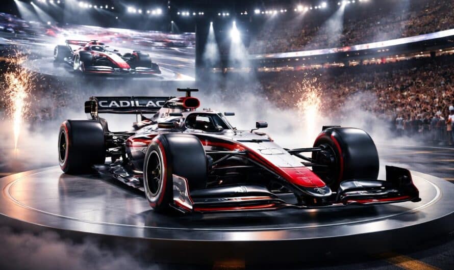 Cadillac lance officiellement sa conquête de la F1 en dévoilant sa monoplace pendant le Super Bowl : « Place à la course ! »