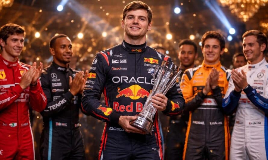 Max Verstappen élu par ses pairs meilleur pilote de la saison 2025