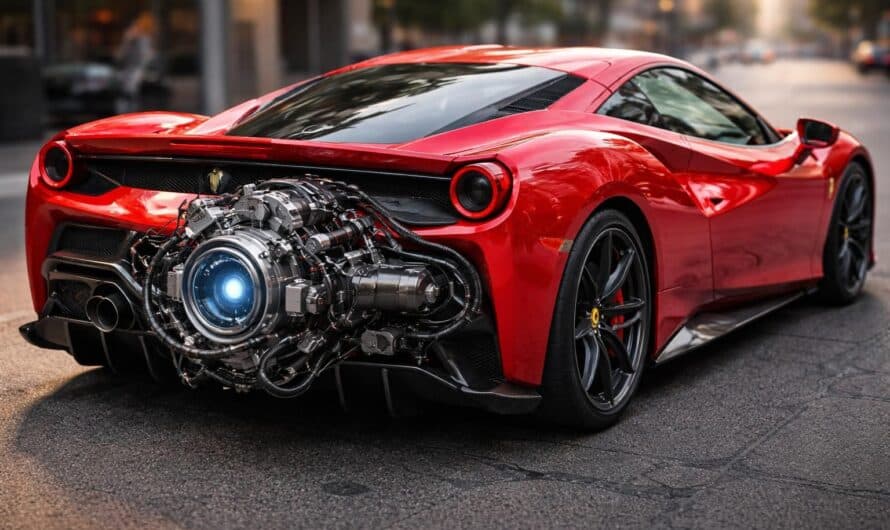 Quelle est cette mystérieuse excroissance à l’arrière de la Ferrari ?
