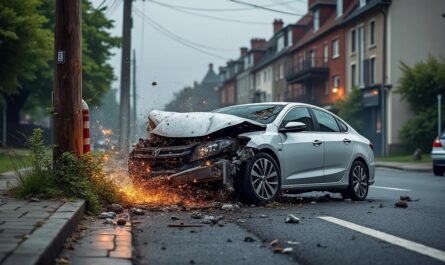 un véhicule a violemment percuté un poteau électrique à corsept, provoquant d'importants dégâts et des perturbations locales. découvrez les détails de cet accident.