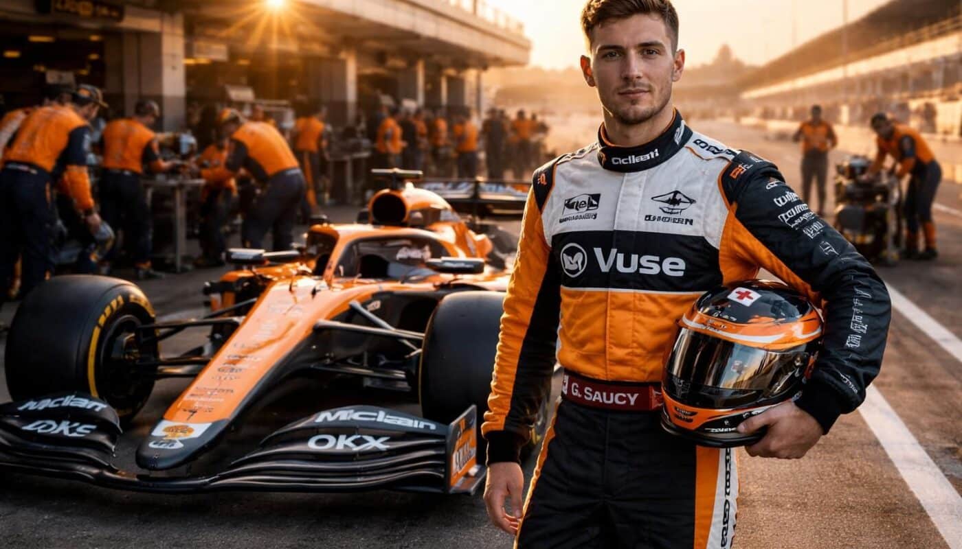 découvrez comment le pilote suisse grégoire saucy rejoint le programme développement de mclaren et se prépare à conquérir la formule 1 dans une nouvelle aventure passionnante.