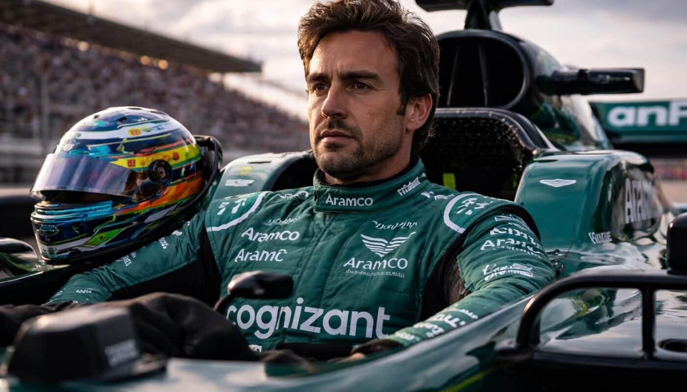 alonso envisage de continuer une année de plus au volant si sa voiture ne parvient pas à suivre le rythme des concurrents.