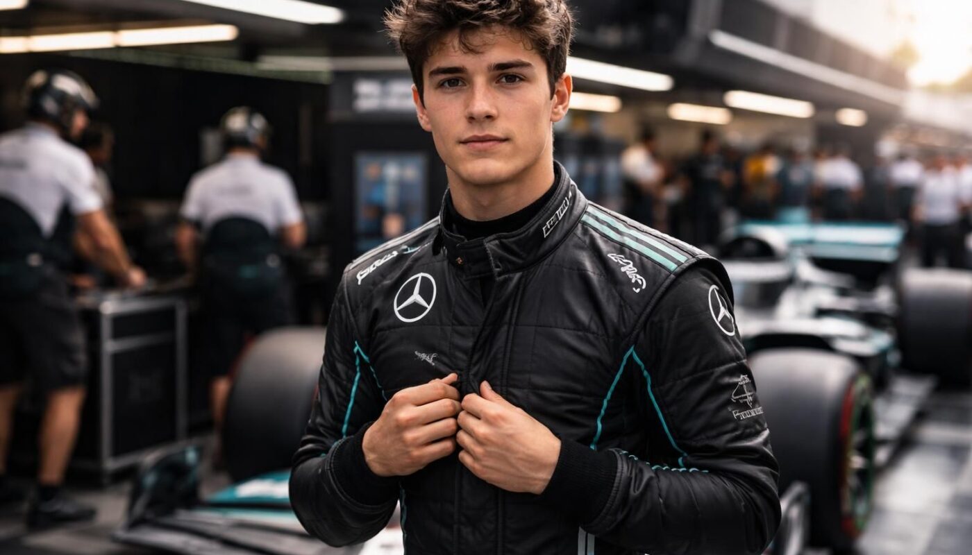 découvrez antonelli, le jeune prodige soutenu par mercedes, destiné à devenir la star montante du sport automobile de demain.