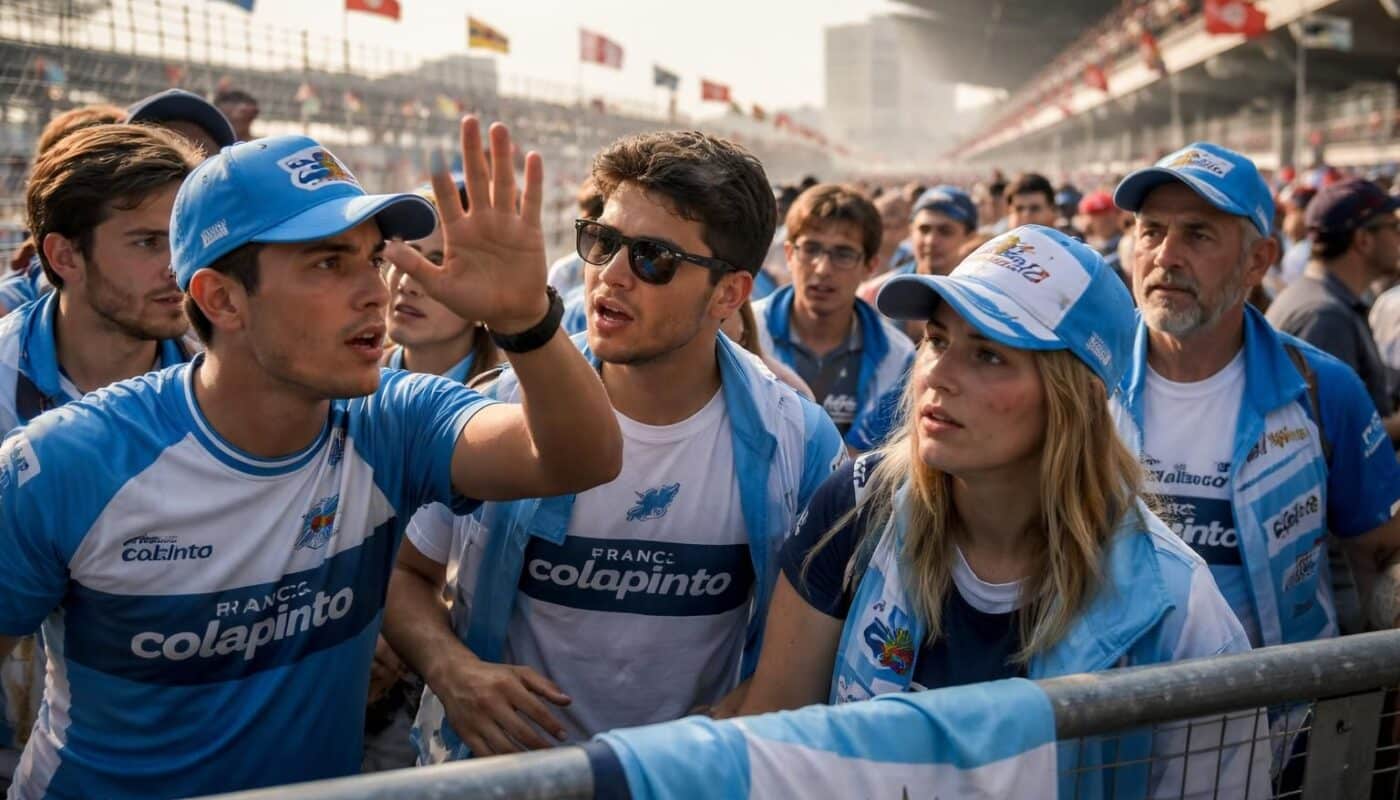 à la suite de l'incident au grand prix de chine, les organisateurs appellent les supporters de franco colapinto à mettre fin aux menaces de mort adressées à esteban ocon afin de garantir un climat respectueux et sécurisé.
