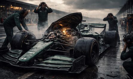 début de saison difficile pour aston martin avec zéro arrivée, vibrations gênantes et critiques sévères sur le moteur honda, une période cauchemardesque pour l'équipe.