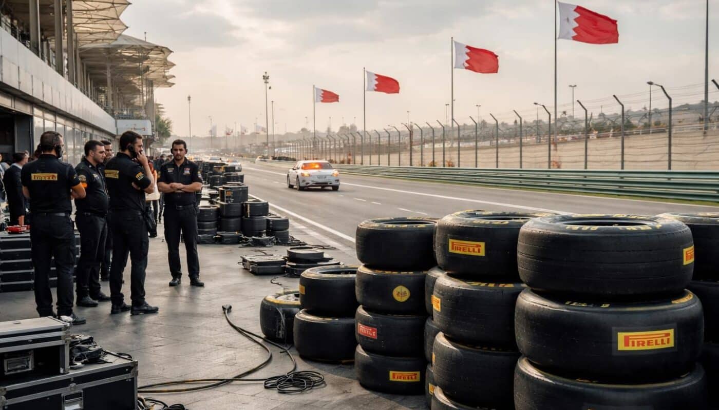 pirelli suspend ses essais à bahreïn en réponse aux tensions croissantes au moyen-orient, mettant en pause ses activités de test pour garantir la sécurité.