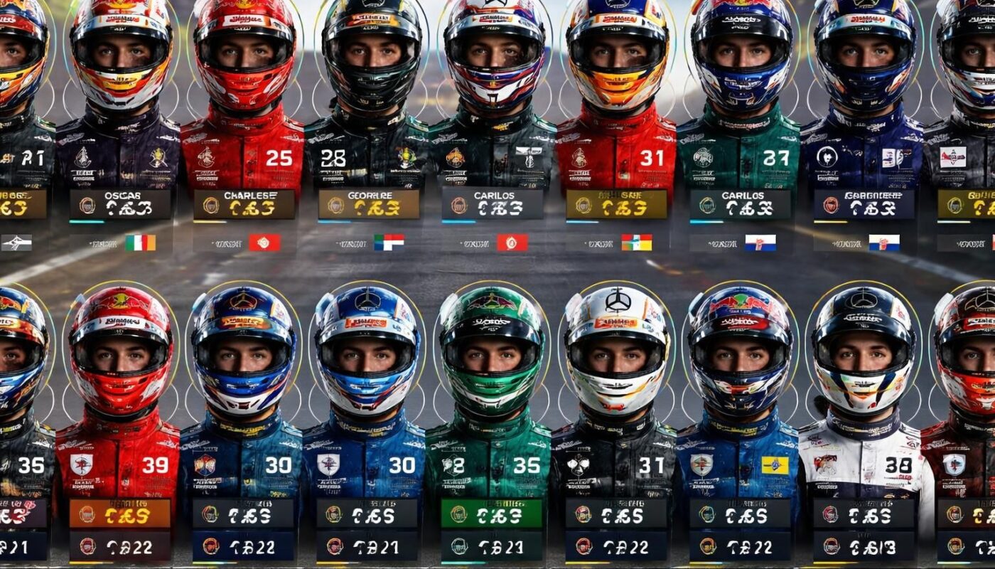 découvrez le profil détaillé des 22 pilotes engagés sur la grille de la saison 2026 de formule 1, incluant leur âge, nationalité et parcours professionnel.