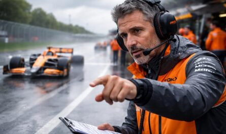 andrea stella explique les raisons derrière le choix des pilotes mclaren pour des pneus intermédiaires lors du grand prix du canada, soulignant l'importance d'analyser cette décision en tenant compte du contexte.