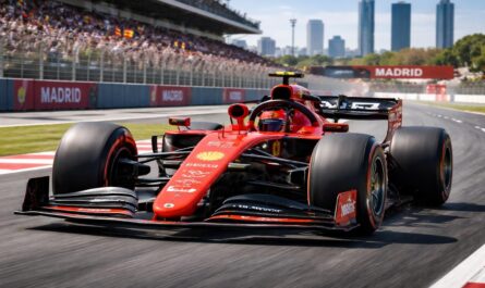 découvrez comment carlos sainz teste le circuit madrilène en préparation du prochain grand prix d'espagne, une étape clé de la saison de formule 1.