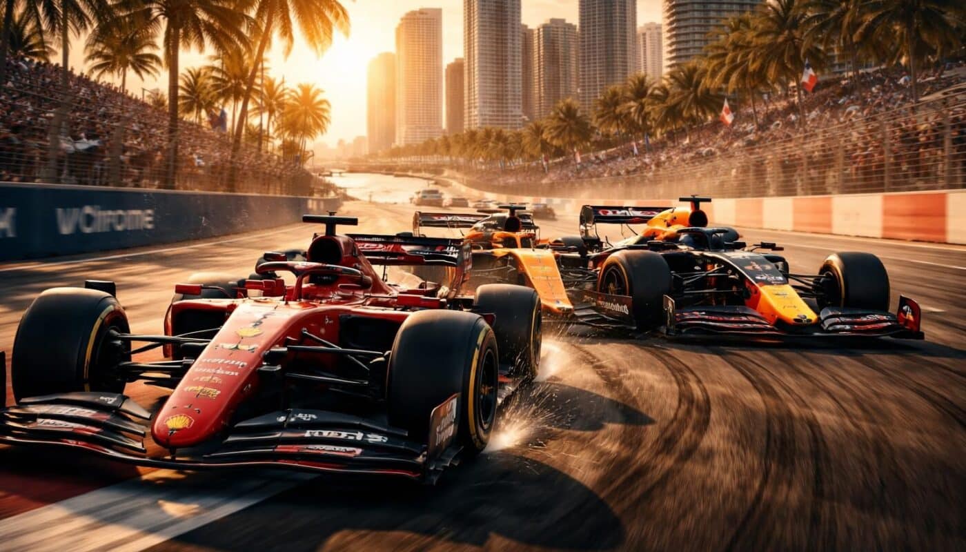 découvrez comment ferrari, mclaren et red bull relancent la compétition à miami et questionnent la domination de mercedes dans le championnat.