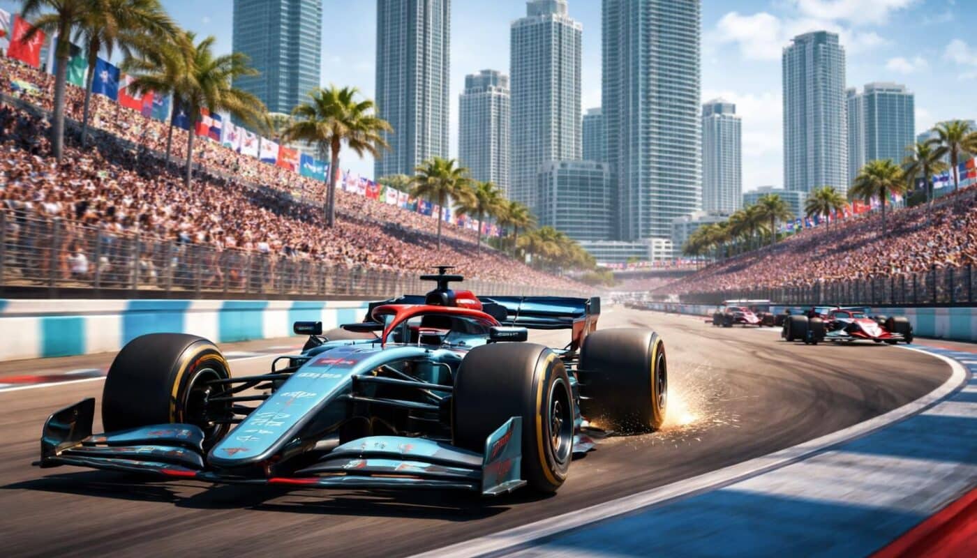 suivez le gp de miami en direct avec les horaires complets et les chaînes tv pour ne rien manquer des essais libres et des qualifications du sprint.