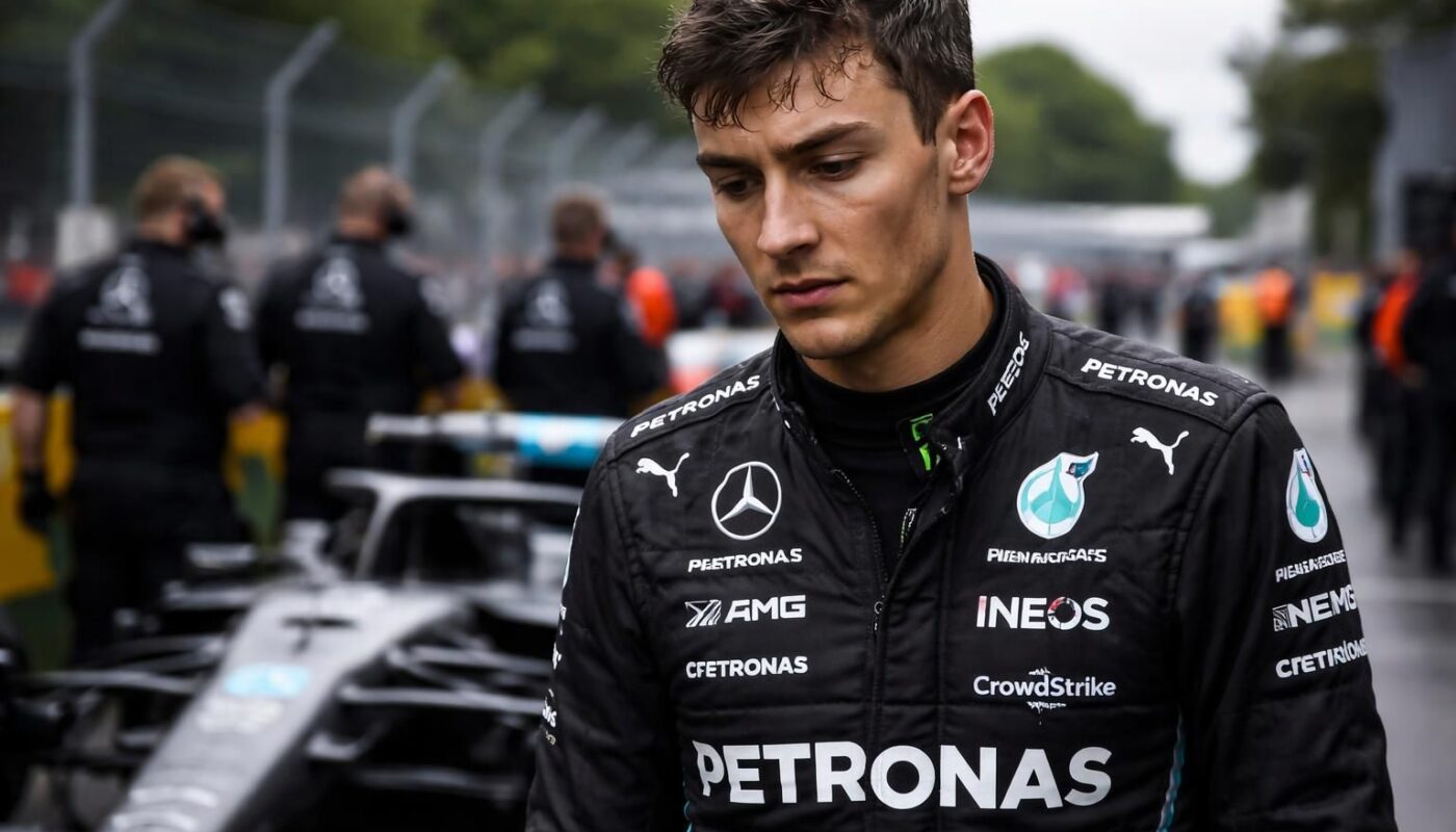 george russell de mercedes exprime sa profonde déception après son abandon au grand prix du canada, qualifiant cette frustration d'inexplicable et bouleversante.
