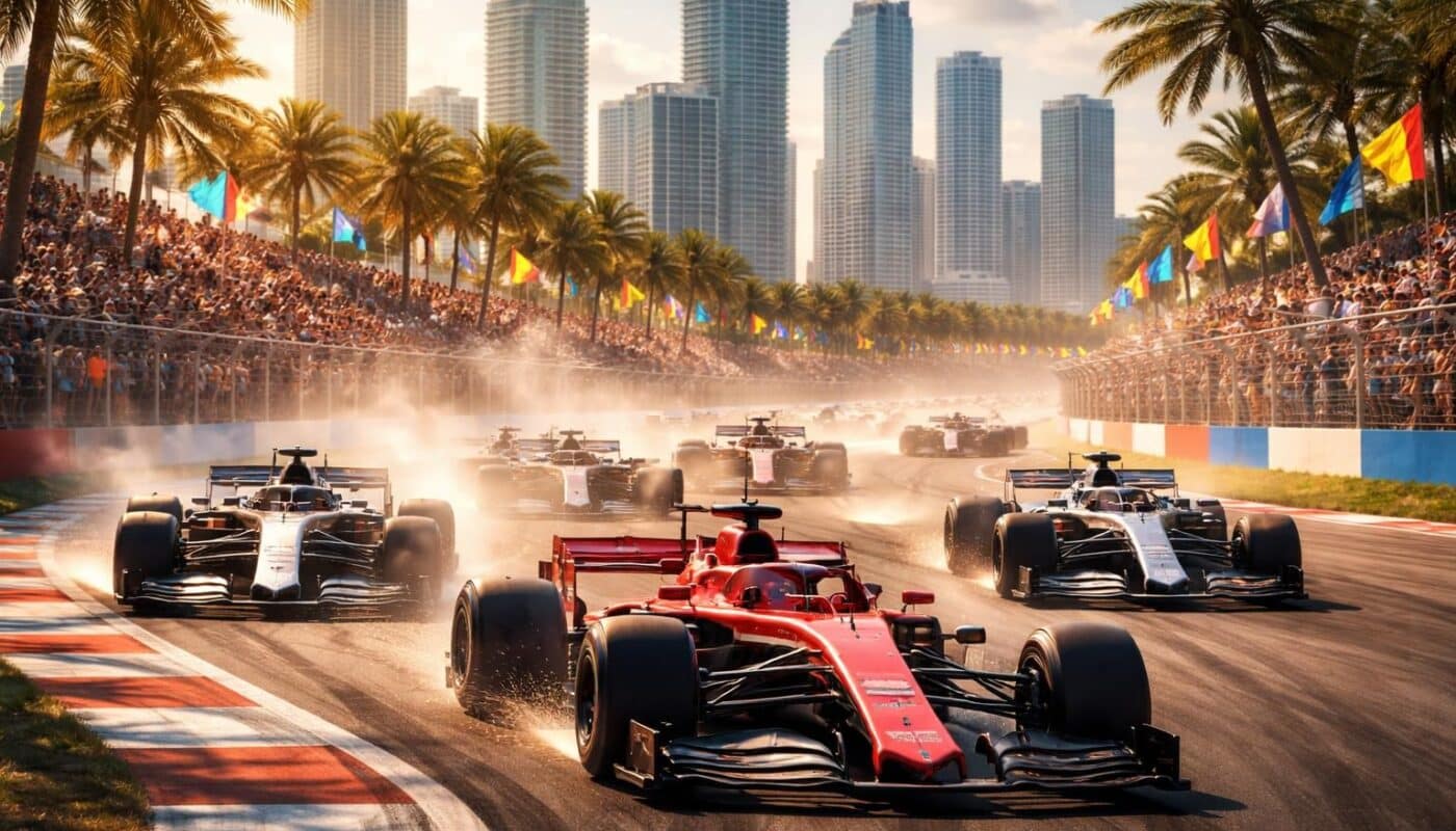 découvrez les horaires et les chaînes tv pour suivre en direct le grand prix de miami. ne manquez rien de cette course palpitante grâce à notre guide complet de diffusion.