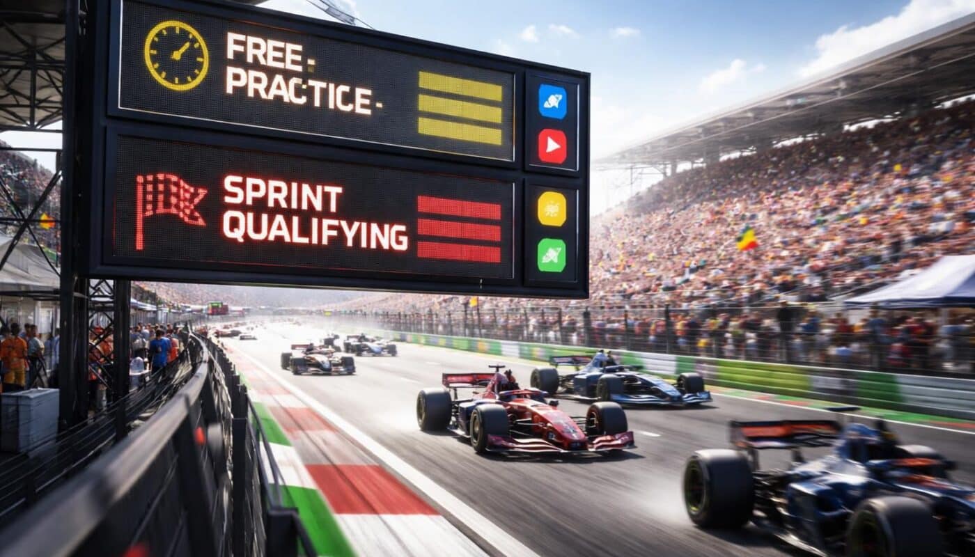 consultez les horaires et les chaînes pour suivre en direct les essais libres et les qualifications du sprint. ne manquez aucune moment clé de la course !