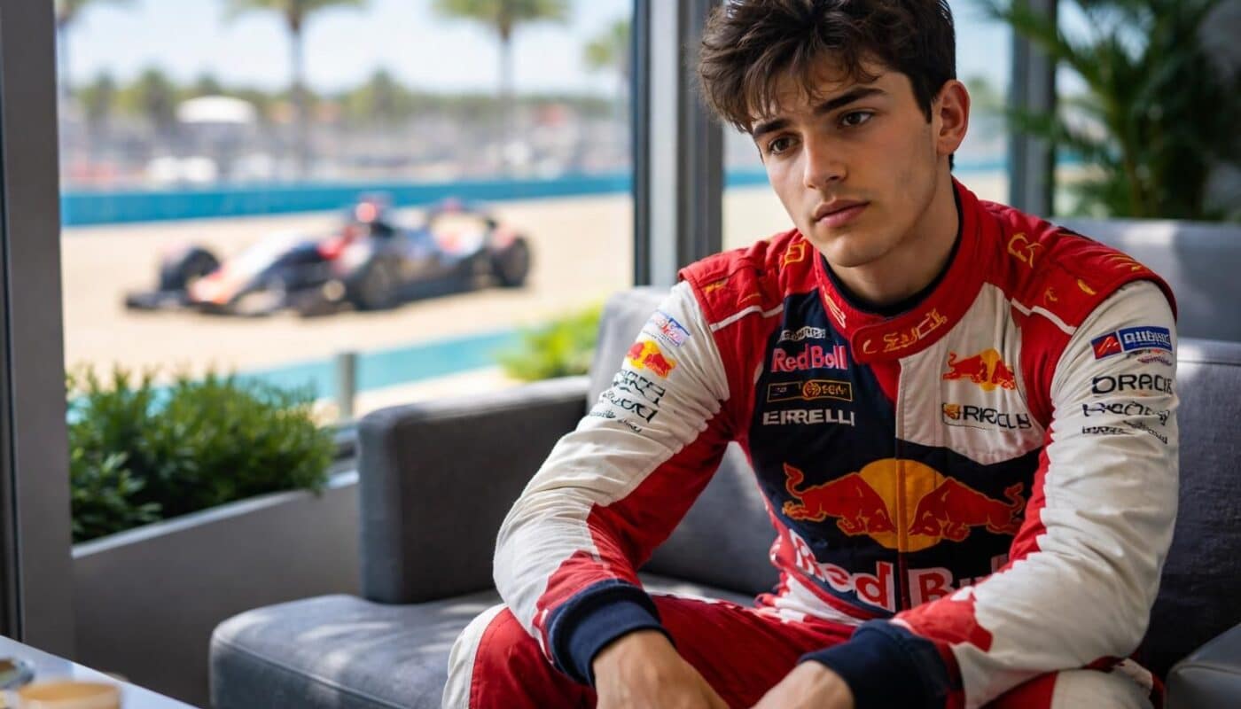 isack hadjar exprime sa déception après son abandon au grand prix de miami, regrettant d'avoir perdu des points précieux dans la course.
