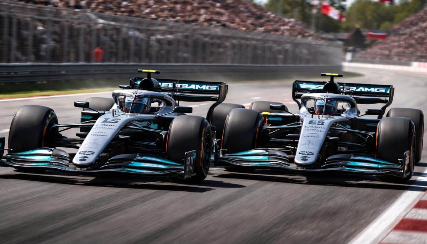 découvrez comment kimi antonelli prend l'avantage sur george russell dans une démonstration de force de mercedes lors des essais libres du grand prix du canada.