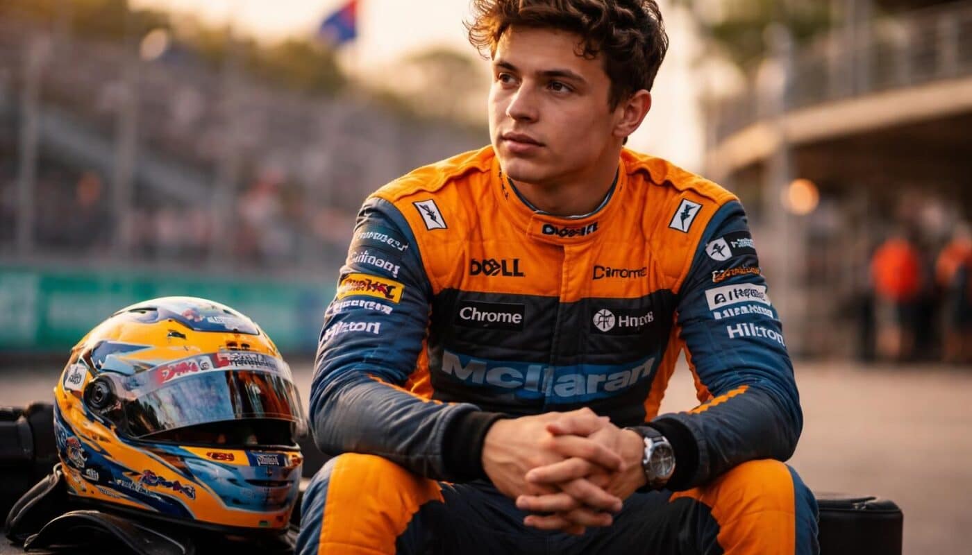 lando norris analyse sa victoire lors du sprint de miami en soulignant l'importance de trouver un équilibre entre prise de risque et maîtrise pour réussir.