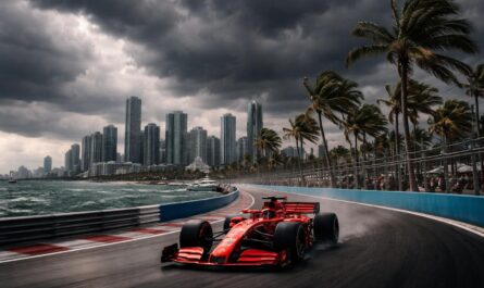 le grand prix de formule 1 à miami pourrait être avancé en raison des prévisions d'orages, impactant le programme de la course et la sécurité des participants.