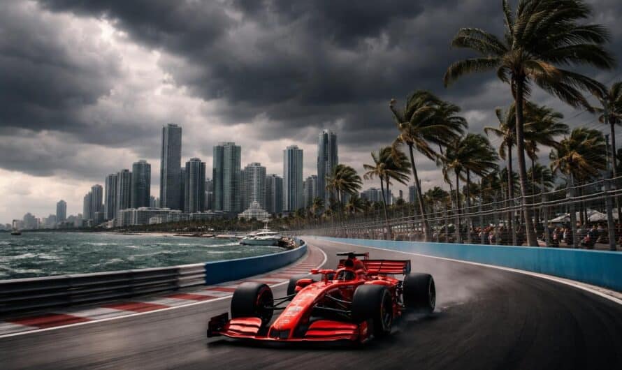 le grand prix de formule 1 à miami pourrait être avancé en raison des prévisions d'orages, impactant le programme de la course et la sécurité des participants.