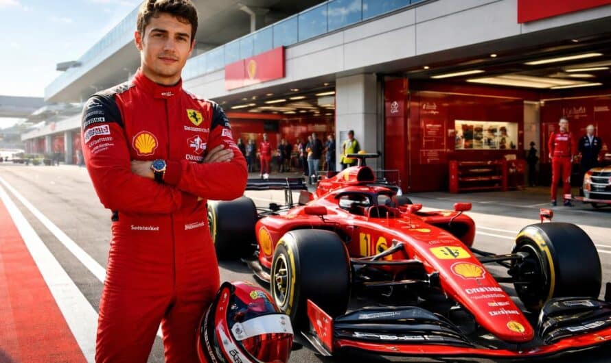 charles leclerc signe un contrat à long terme avec ferrari, garantissant un avenir stable et prometteur chez l'écurie italienne pour plusieurs saisons.