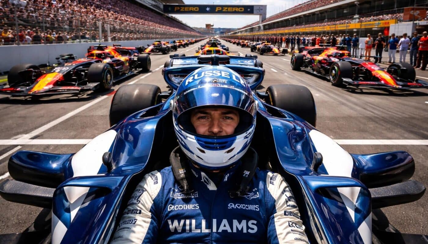 découvrez comment george russell s'est imposé en pole position au grand prix de catalogne, annonçant une lutte passionnante à venir sur le circuit.