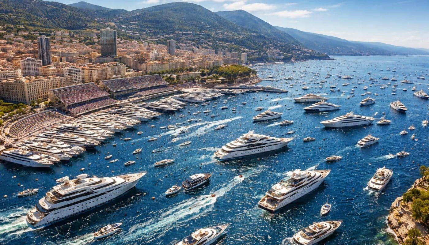 découvrez comment le grand prix de formule 1 multiplie par six le trafic des yachts autour de monaco pendant le week-end, révélant un spectacle maritime unique et animé.