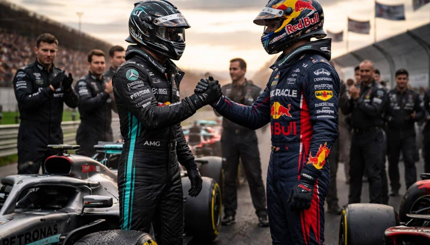 découvrez comment mercedes incarne l'élégance de la défaite avec panache, un exemple inspirant de fair-play et de bonne attitude face à la défaite.