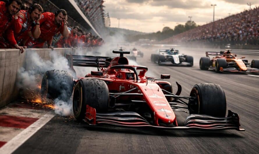 découvrez comment ferrari, initialement en position de force, a enchaîné une série d'erreurs lors du grand prix, transformant une victoire promise en une déception spectaculaire.