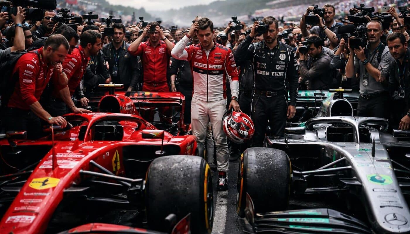 découvrez comment ferrari et mercedes font face à une tempête médiatique suite à des performances en deçà des attentes dans le monde de la f1.