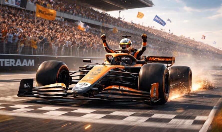 lando norris remporte sa deuxième victoire consécutive, ravivant la lutte pour le titre de champion dans une course palpitante.
