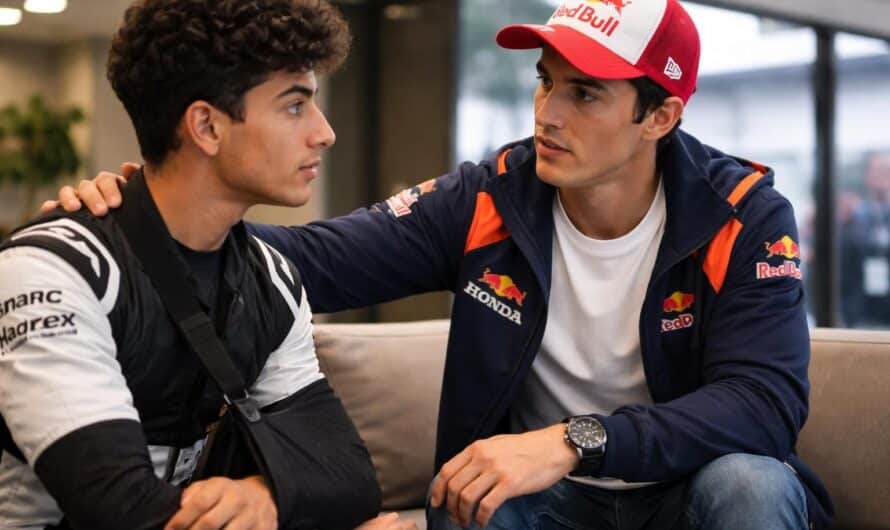 marc marquez partage ses conseils avisés à isack hadjar après sa blessure, saluant une décision sage et réfléchie pour sa récupération et son avenir en course.