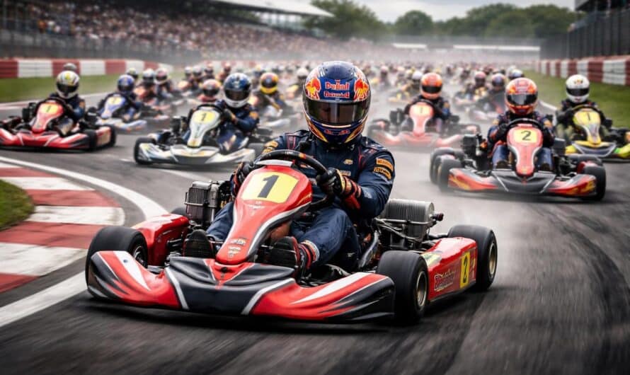 découvrez le défi unique de max verstappen qui affronte 100 pilotes en karting sur le célèbre circuit de silverstone, mêlant vitesse et esprit de compétition.