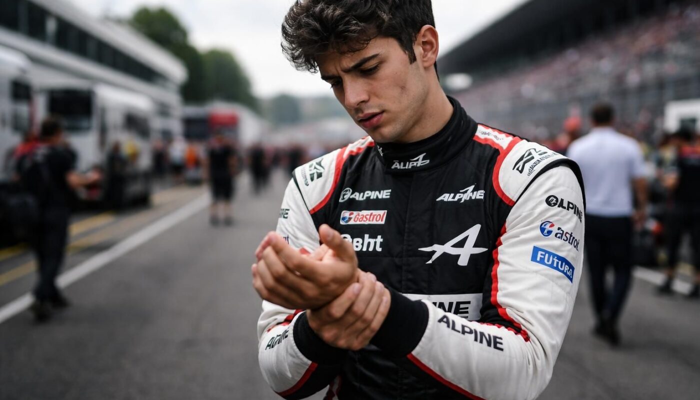 isack hadjar souffre toujours d'une douleur au poignet après son forfait au grand prix d’italie, suscitant des inquiétudes quant à une éventuelle longue absence.