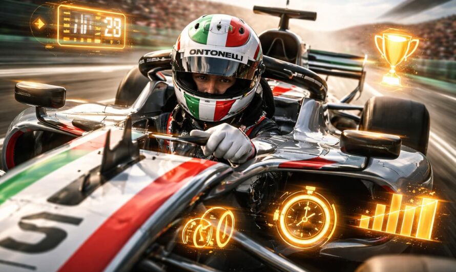 découvrez les cinq chiffres clés qui illustrent la suprématie éclatante de kimi antonelli en formule 1, le jeune pilote italien qui fait sensation sur les circuits.